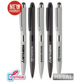 Union Printed, Promotional "Magnificent" All Metal Stylus twister Pens